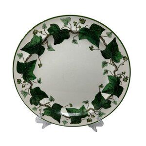 Antique Early 1900s Wedgwood Napoleon Ivy Green Queens Ware Luncheon Plate‎ 9" C